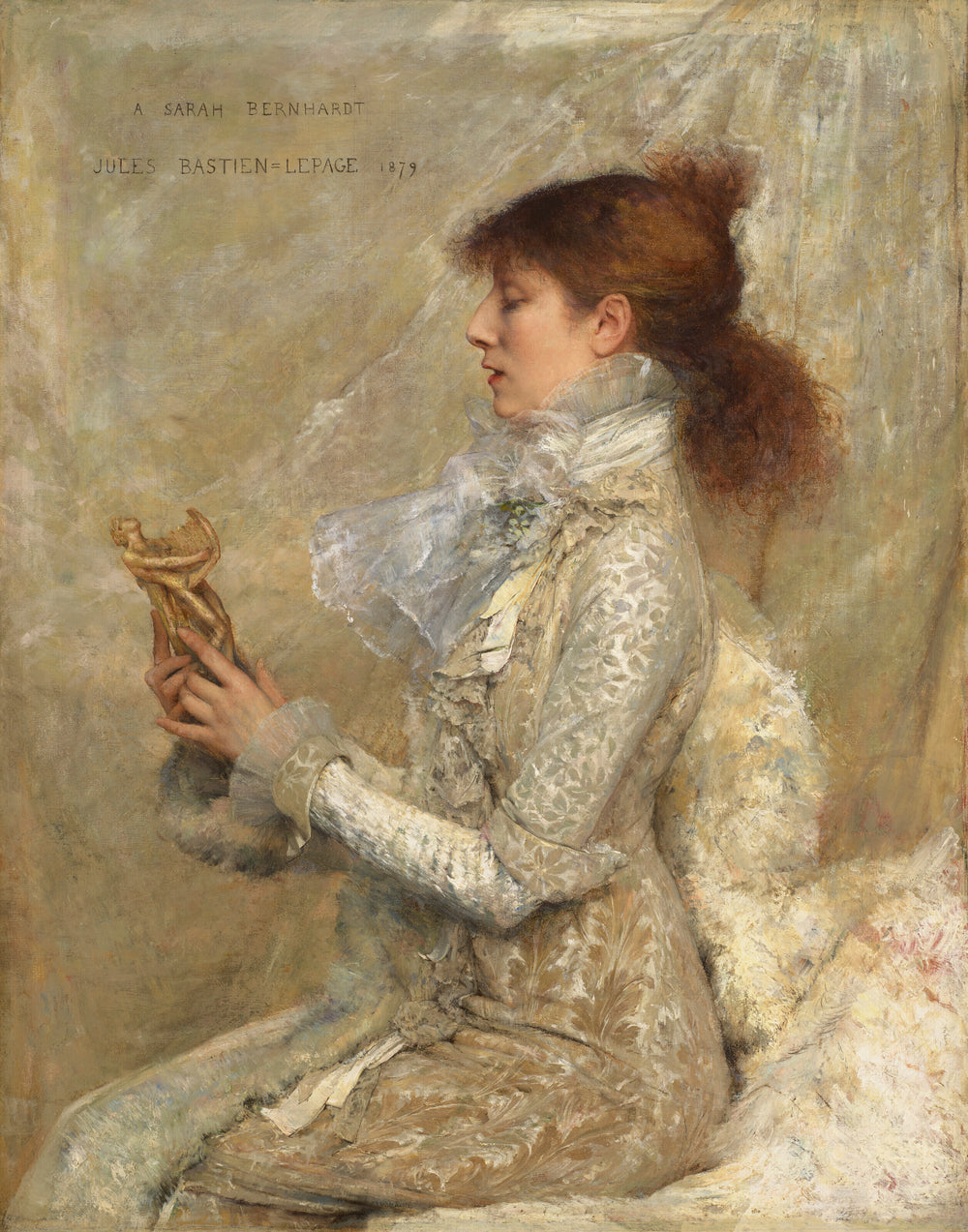 Portrait de Sarah Bernhardt - Jules Bastien-Lepage