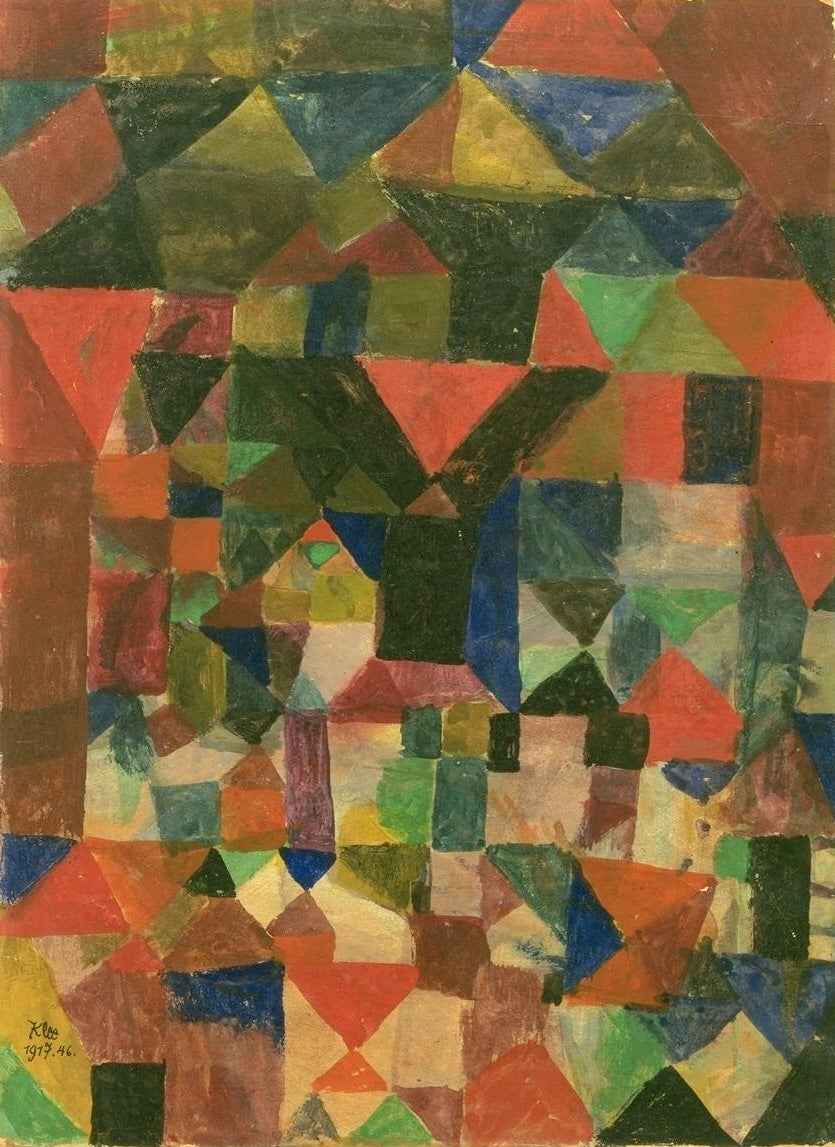 Urbaner Bau - Paul Klee