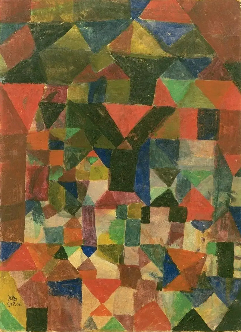 Urbaner Bau - Paul Klee