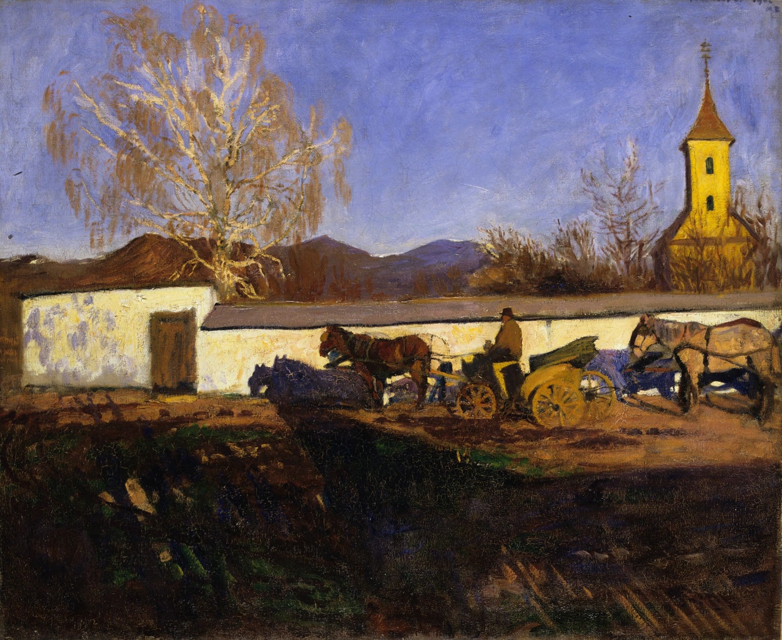 Soir de mars, Károly Ferenczy, 1902