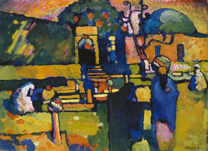 Arabes (Friedhof) - Vassily Kandinsky