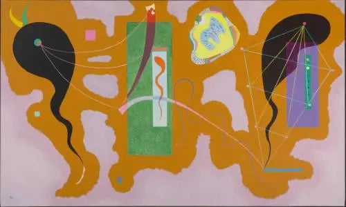 Das durchdringende Grün - Vassily Kandinsky