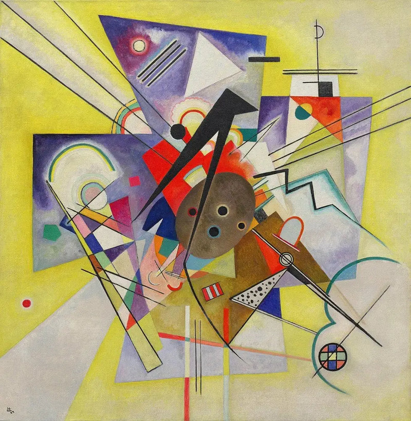 Begleitung Gelb - Vassily Kandinsky