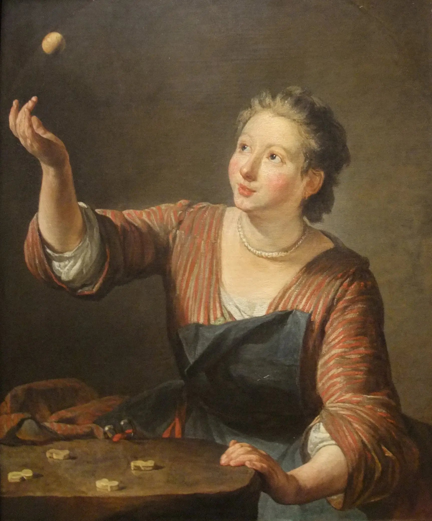 Les Osselets - Jean Siméon Chardin - Alpha Reproduction