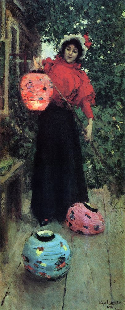 Papierlaternen - Konstantin Korovin