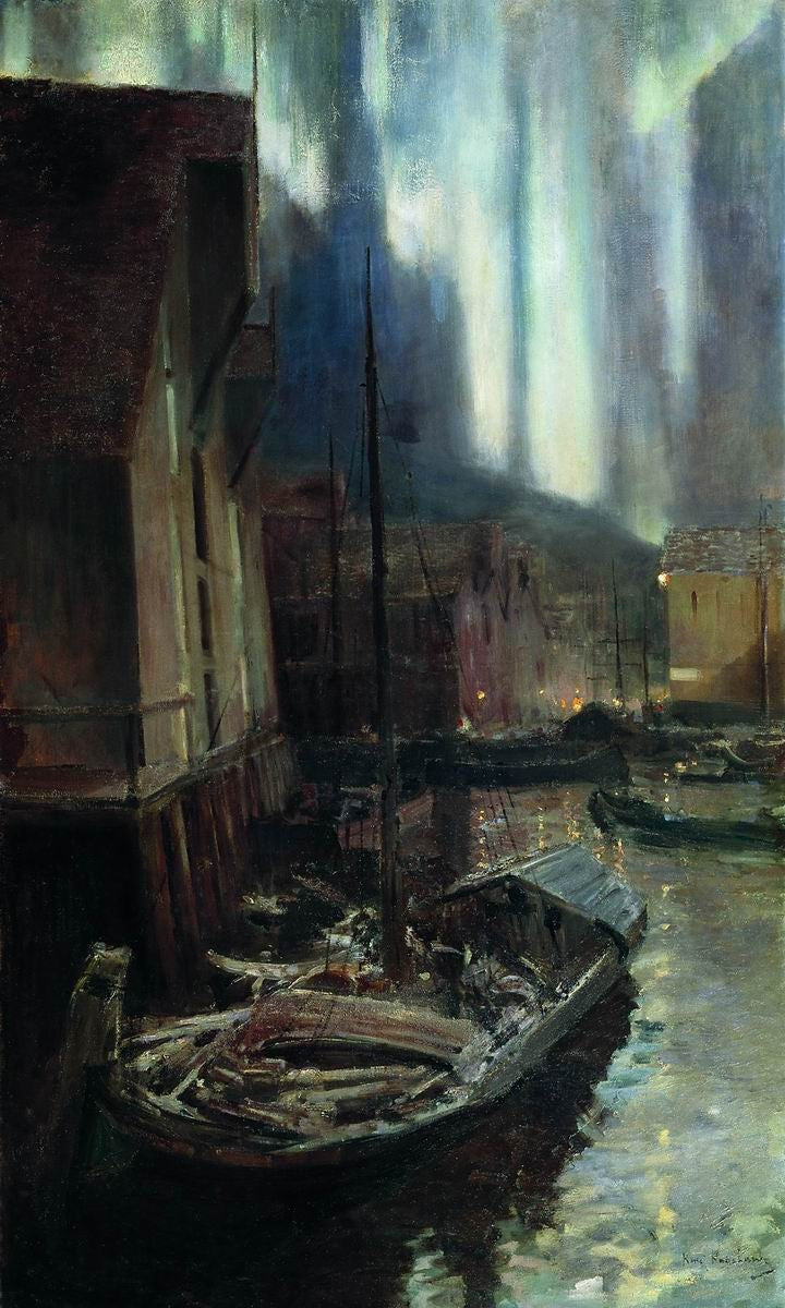Hammerfest. Nordlichter - Konstantin Korovin