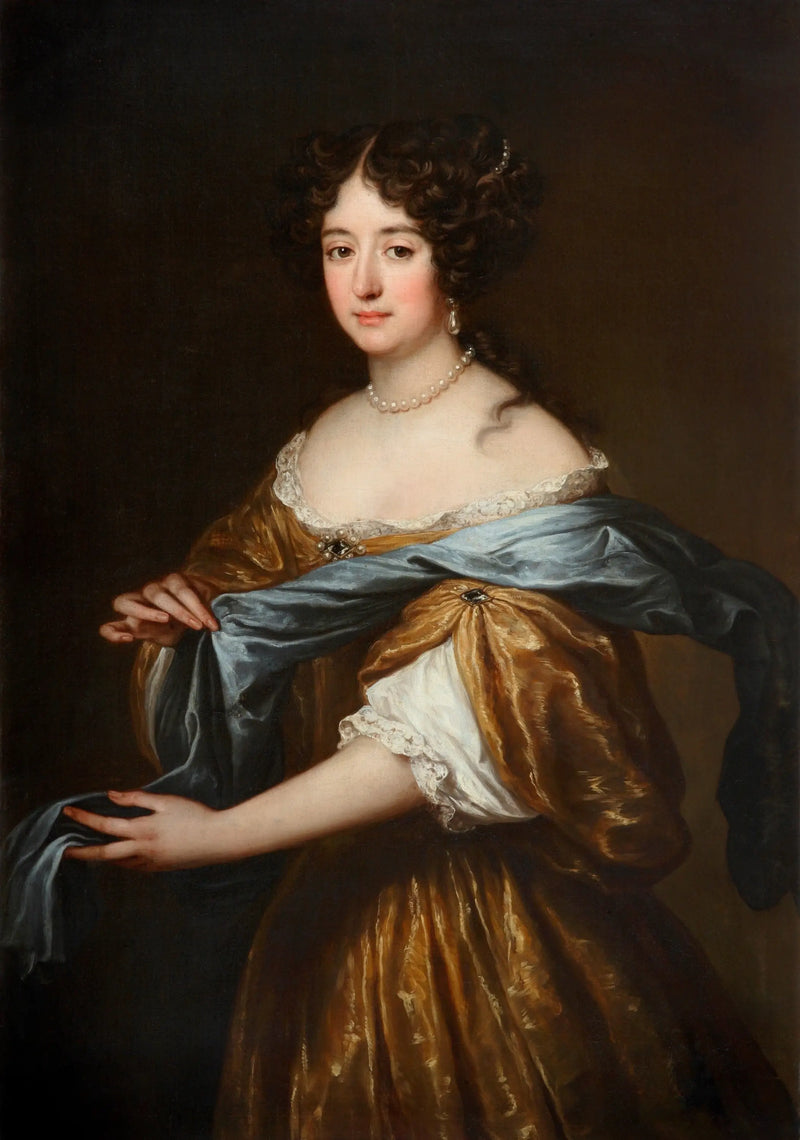 Portrait von Konstancja Krystyna Wielopolska geborene Komorowska - Pierre Mignard