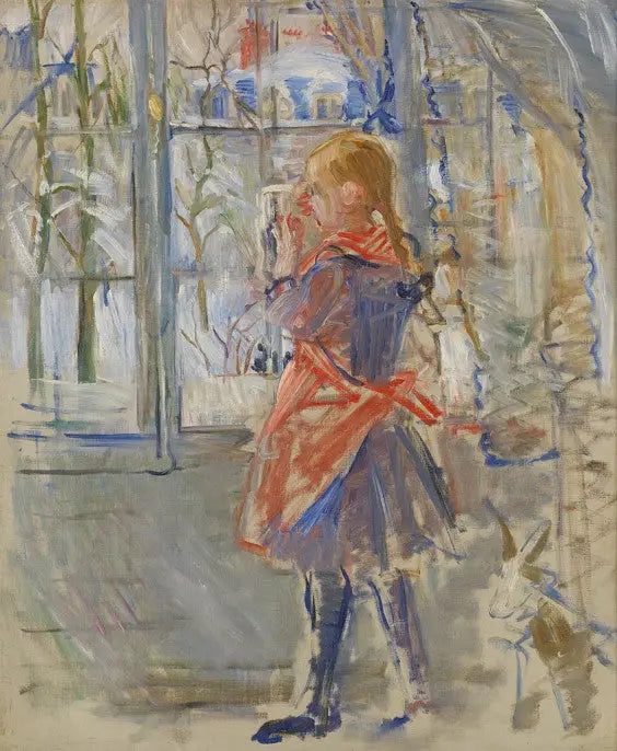 Das Kind im roten Schürze - Berthe Morisot