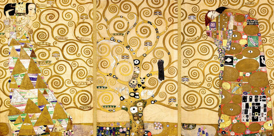 🌳✨ Der Baum des Lebens – Stoclet-Fries – Gustav Klimt (1905–1909)