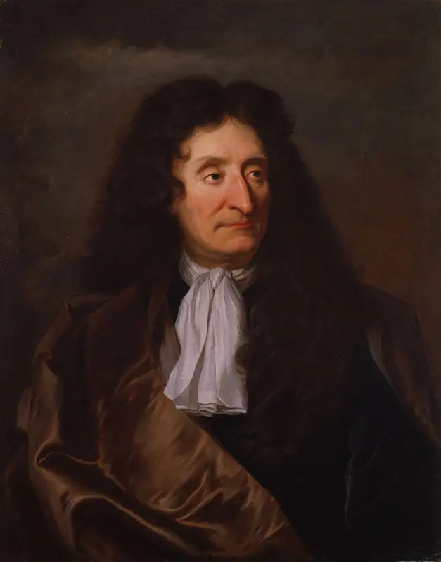 Porträt von Jean de La Fontaine - Hyacinthe Rigaud