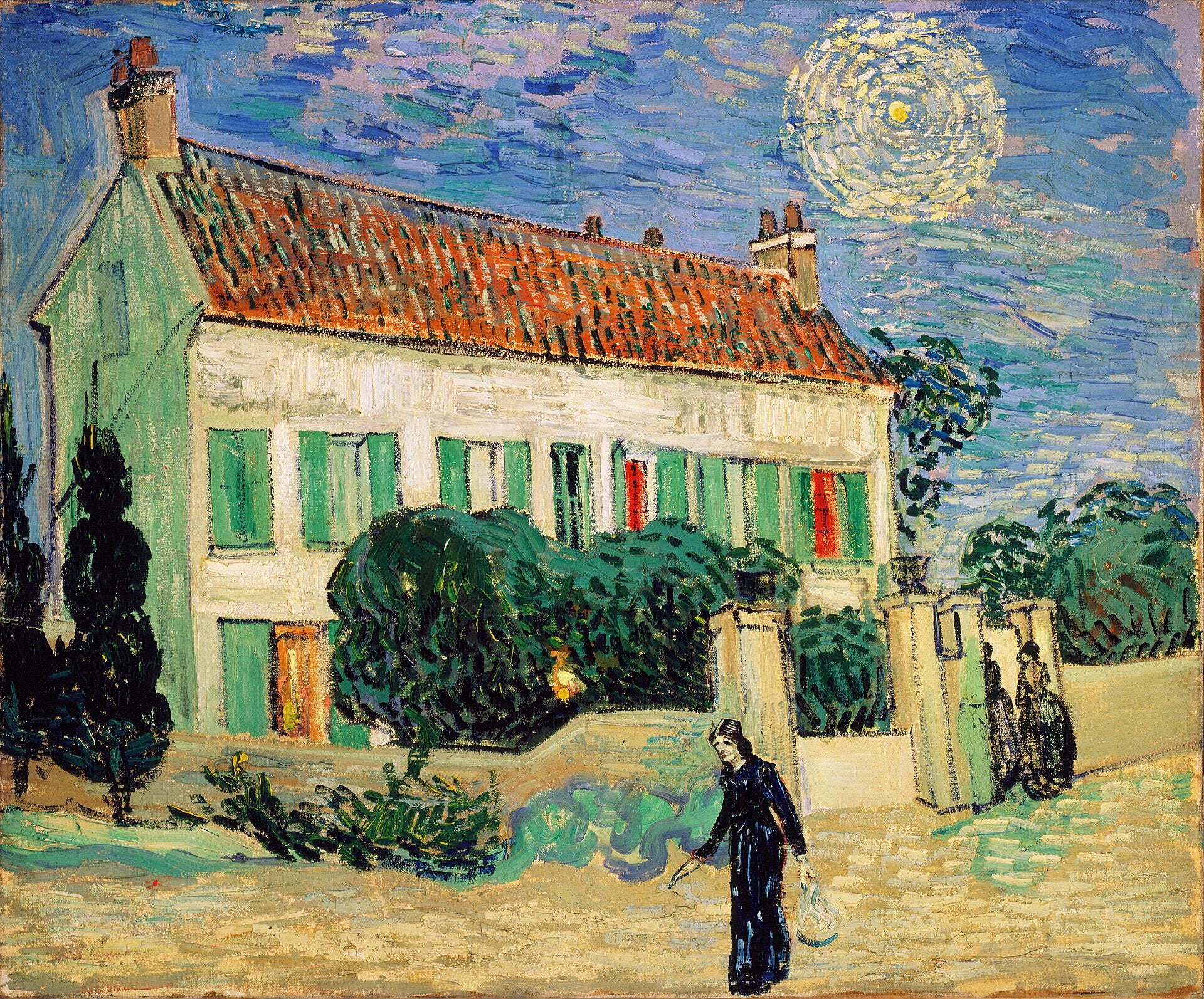 Das Weiße Haus, die Nacht - Vincent van Gogh