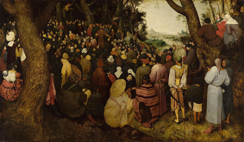 Die Predigt des Heiligen Johannes des Täufers - Pieter Brueghel der Ältere