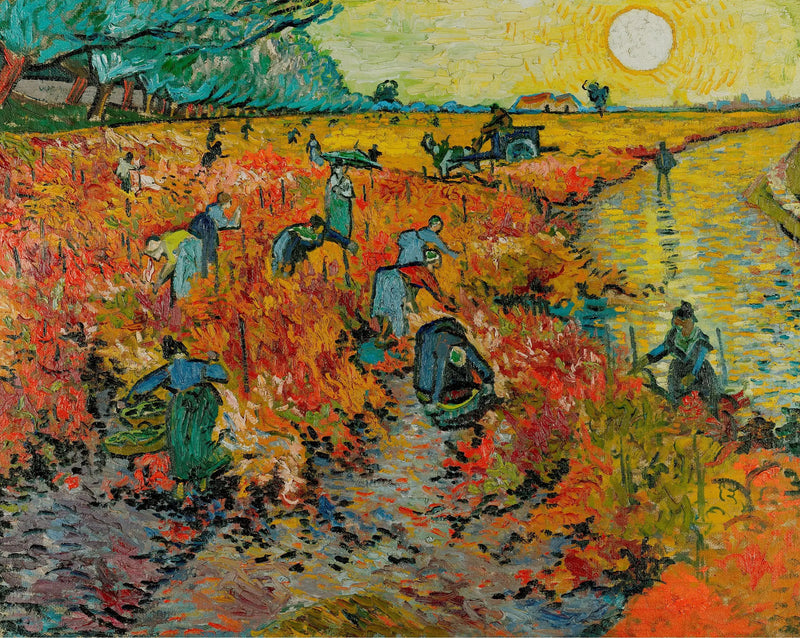 Die Rote Weinrebe - Vincent van Gogh