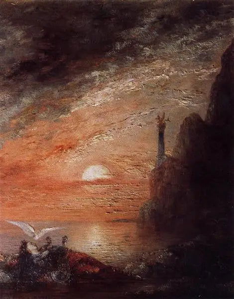 Der Tod der Sappho - Gustave Moreau