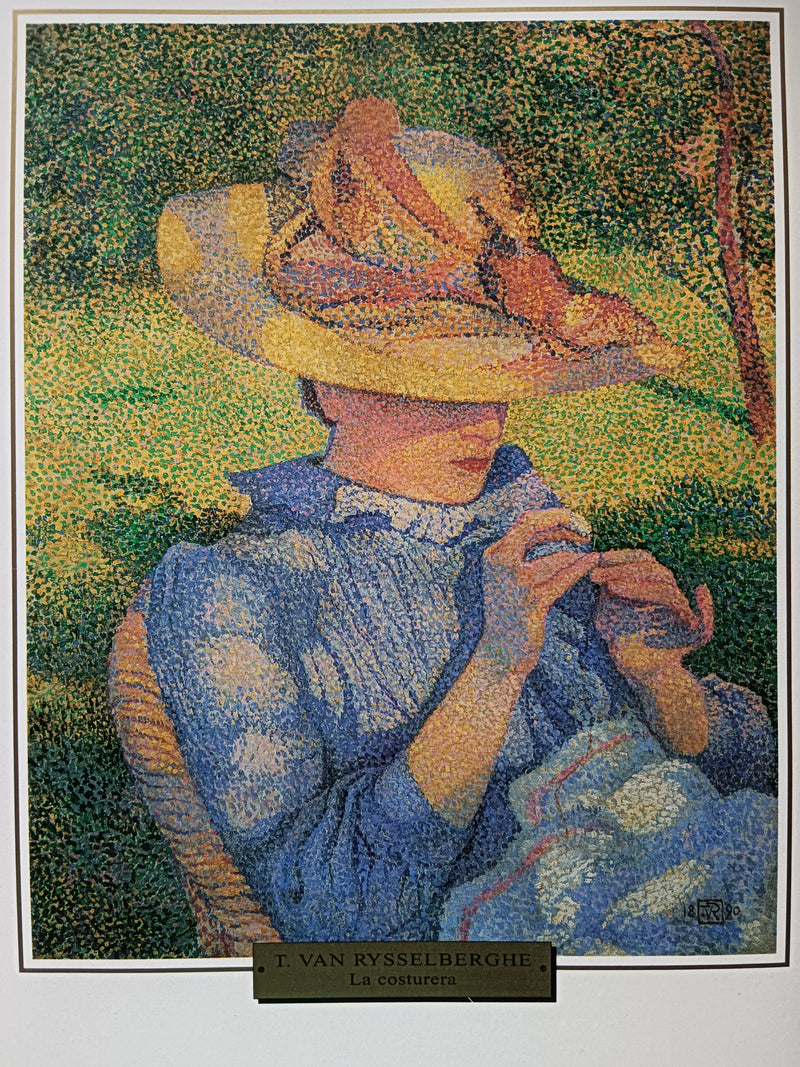 Der Strohhut - Théo van Rysselberghe