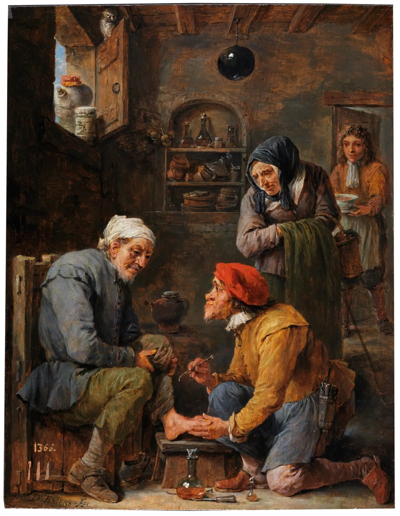 Eine chirurgische Operation - David Teniers der Jüngere