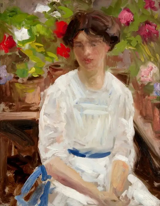 Dame in Weiß - Francis Cadell