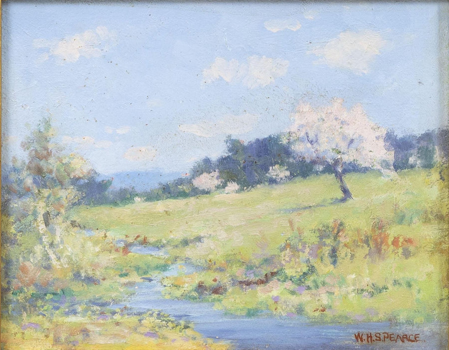Paysage aux pommiers en fleurs – William Houghton Pearce