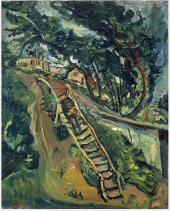 Landschaft mit Treppenstufen - Chaim Soutine