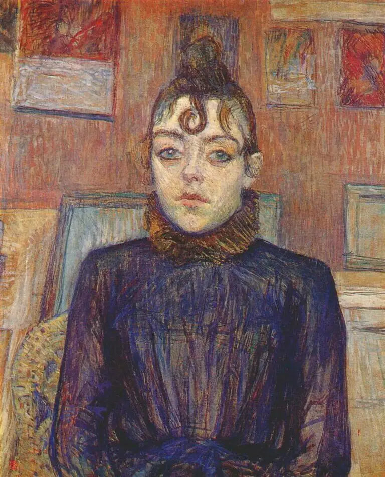 Mädchen mit Lovelock - Henri de Toulouse-Lautrec
