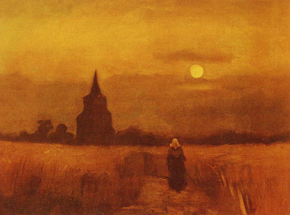 Der alte Friedhofsturm in Nuenen - Van Gogh