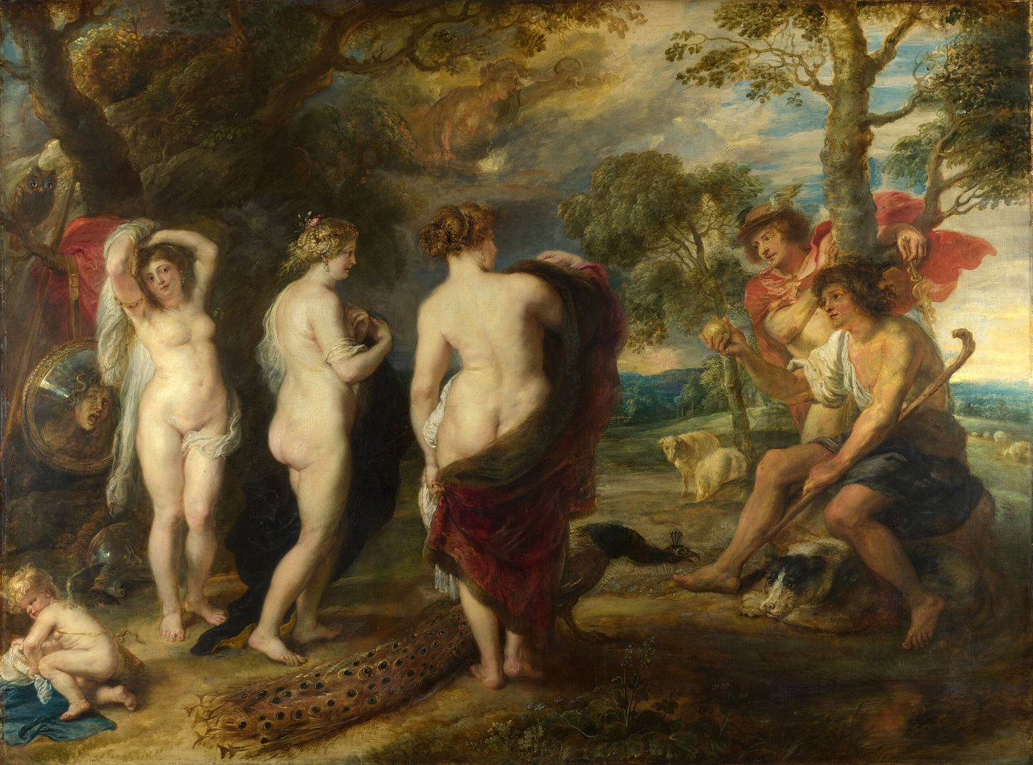 Das Urteil des Paris – Peter Paul Rubens (um 1636)