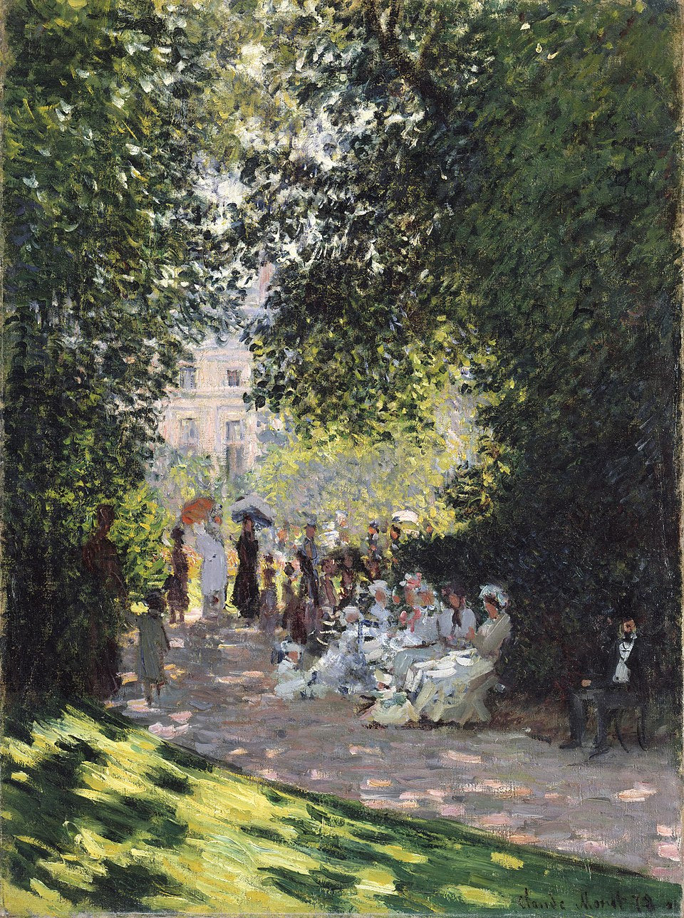 Monceau Park - Monet-Gemälde