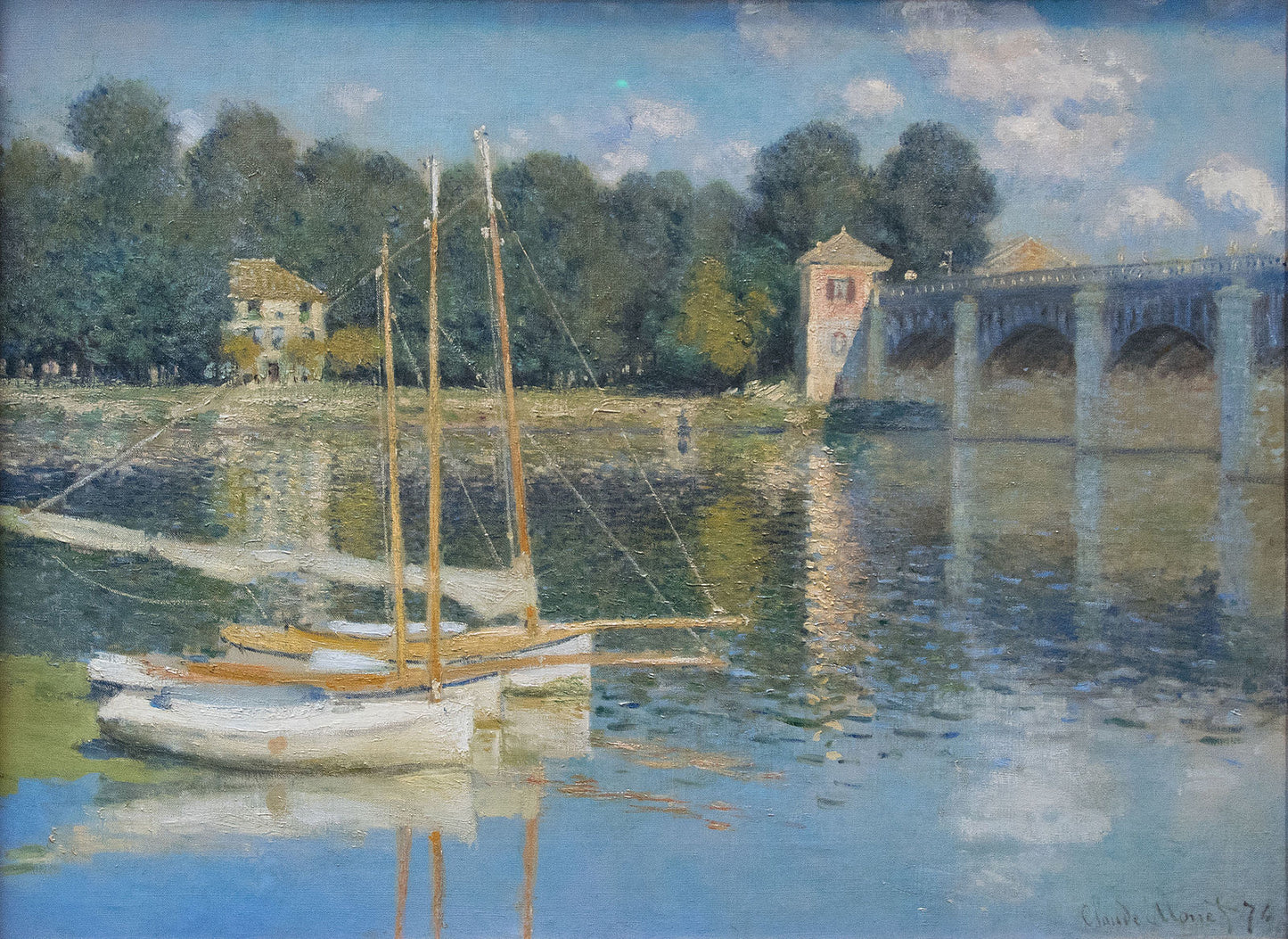 🎨 Die Brücke von Argenteuil – Claude Monet, 1874