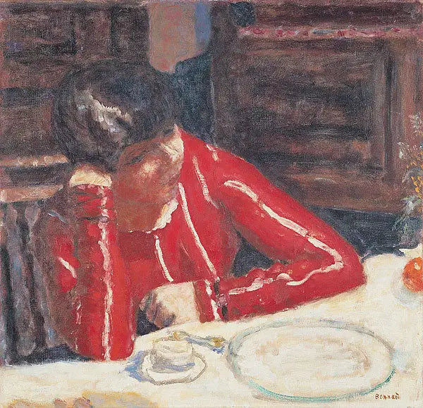 Das rote Korsett - Pierre Bonnard