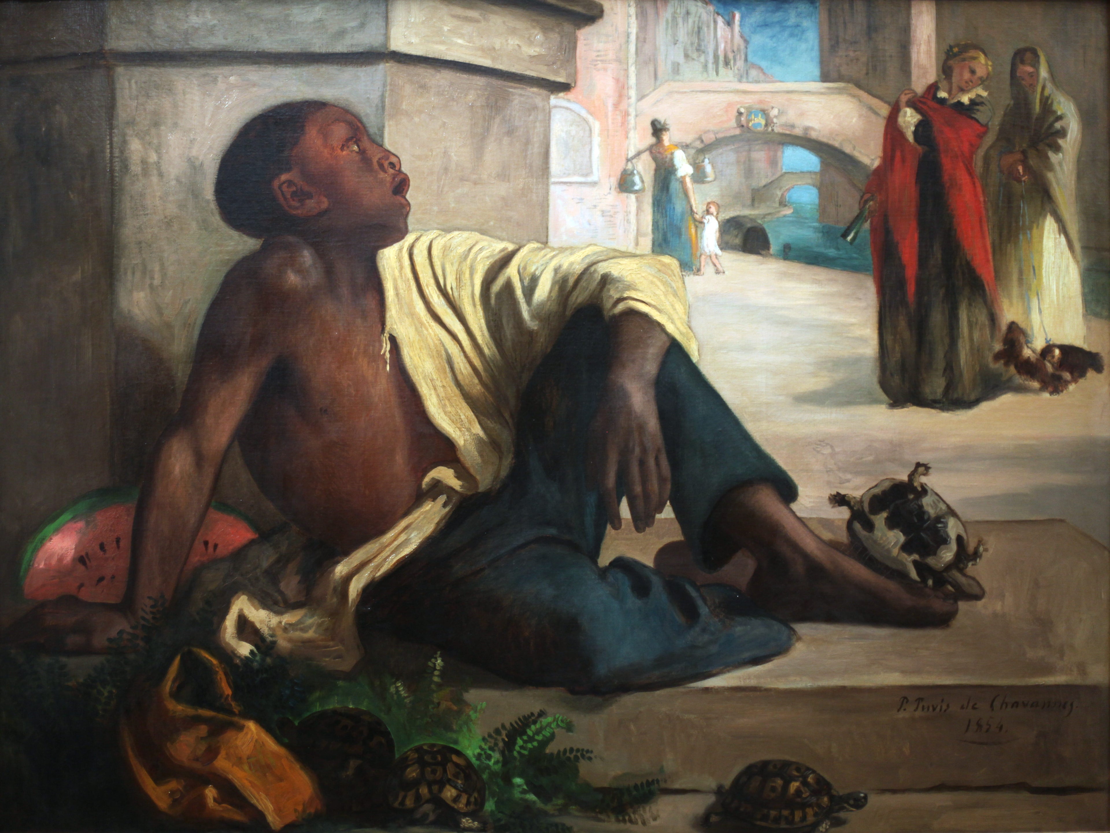 Le Marchand de tortues - Pierre Puvis de Chavannes