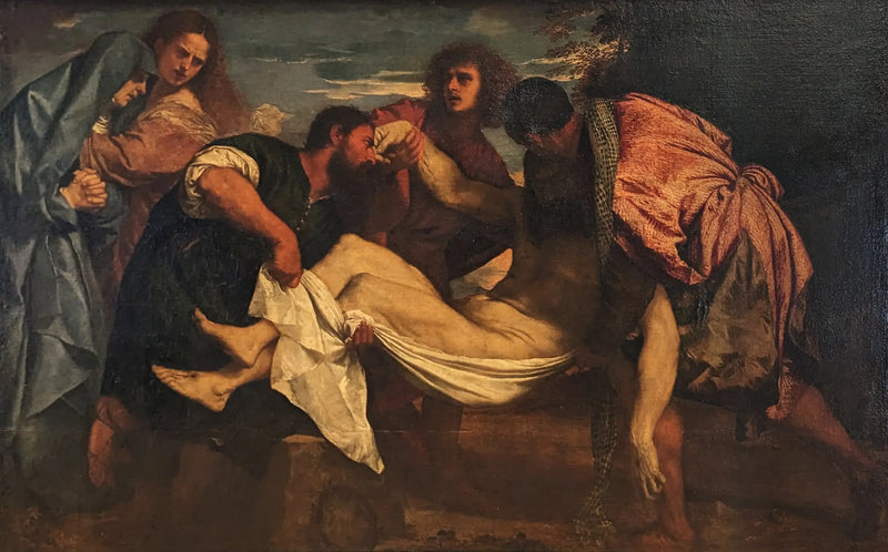 Der Transport des Christus ins Grab - Titian
