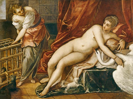 Leda und der Schwan - Jacopo Tintoretto