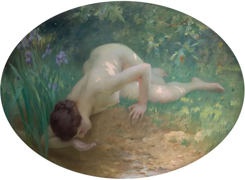 Die Badende - Charles Amable Lenoir