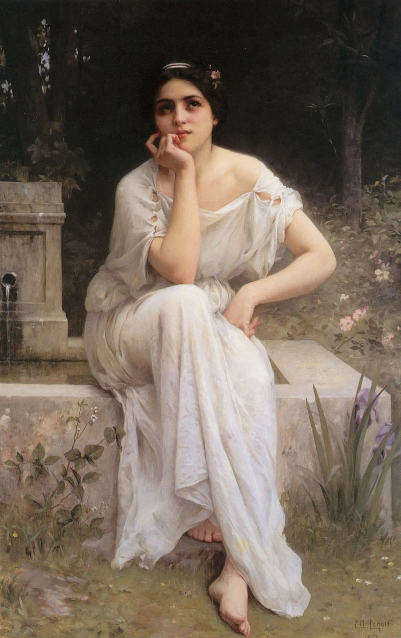 Meditation - Charles Amable Lenoir