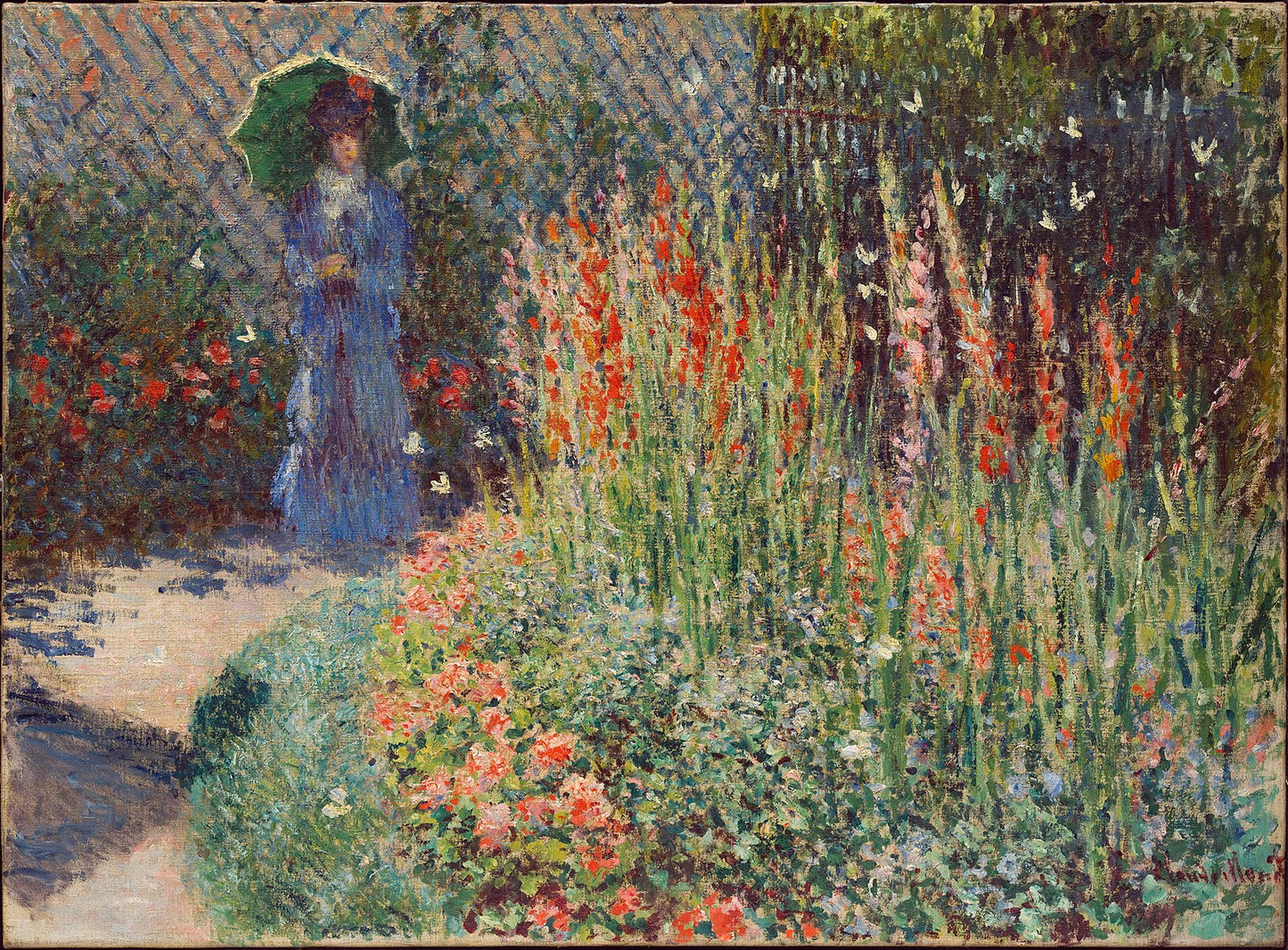 🌺 Die Gladiolen – Claude Monet (um 1876)