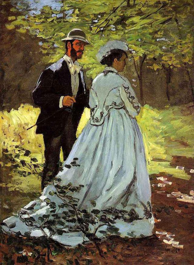 🚶‍♀️ Die Spaziergänger – Claude Monet (um 1870)