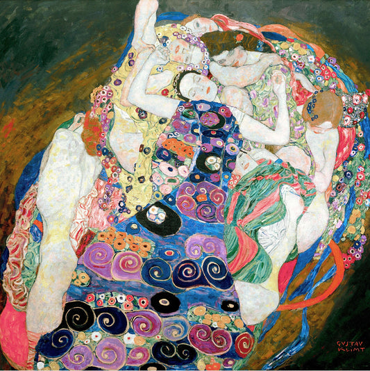🌸✨ Die Jungfrauen – Gustav Klimt (1913)
