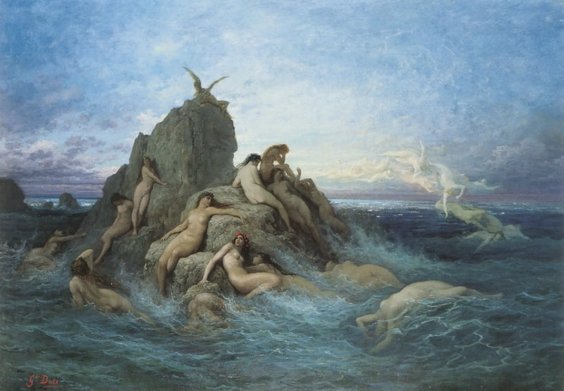 Die Okeaniden - Gustave Doré