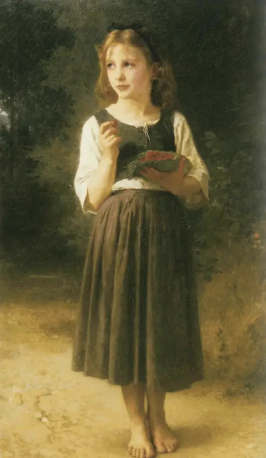 Himbeer Mädchen - Bouguereau