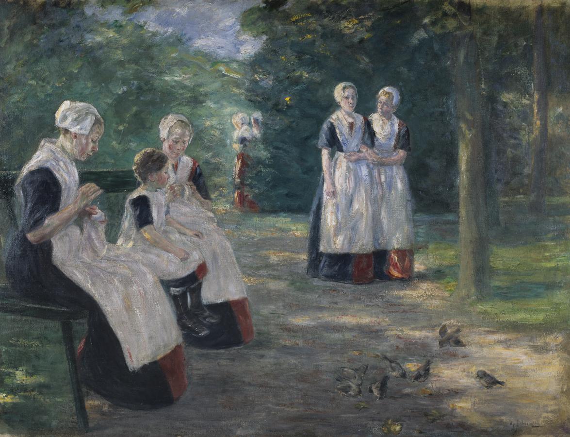 Le Jardin de l’orphelinat communal de la ville d’Amsterdam - Max Liebermann - Alpha Reproduction