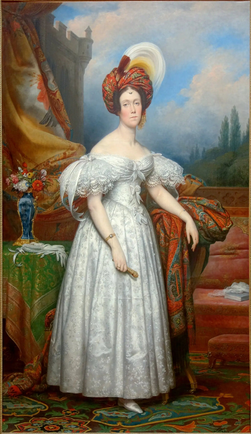 Die Marquise Charles de Bethisy, née Adèle-Mathilde-Emmanuelle de Guernonval d'Esquelbecq - Charles de Steuben