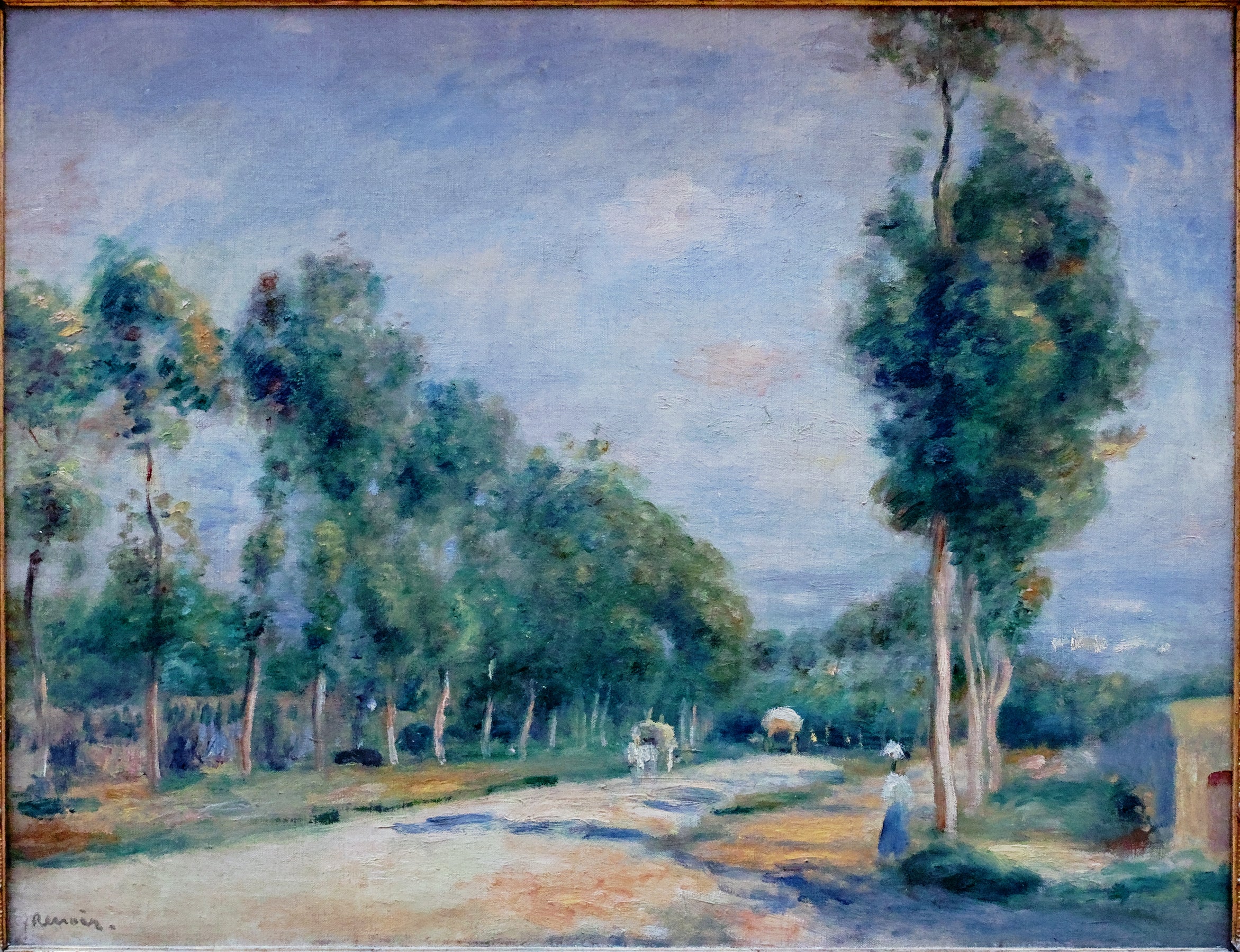 Reproduction du tableau « Route de Versailles à Louveciennes - Pierre-Auguste Renoir » par Alpha Reproduction en peinture à l’huile