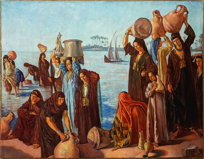 Frauen am Nilufer - Émile Bernard