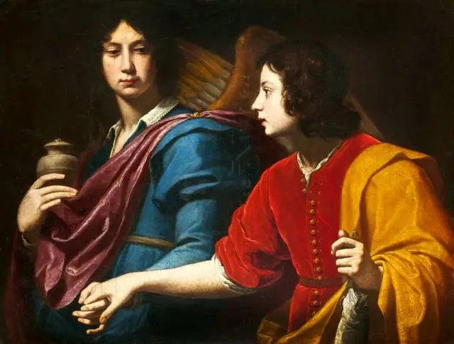 Tobie und der Erzengel Raphael. - Lorenzo Lippi