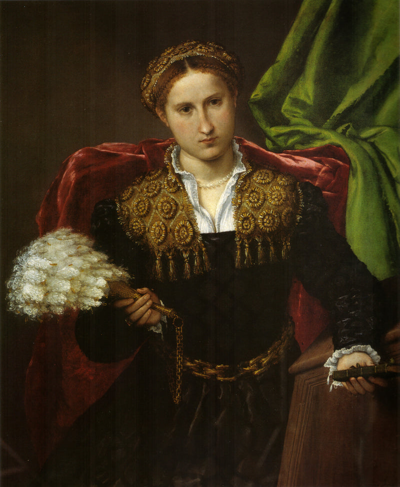 Porträt von Laura da Pola - Lorenzo Lotto