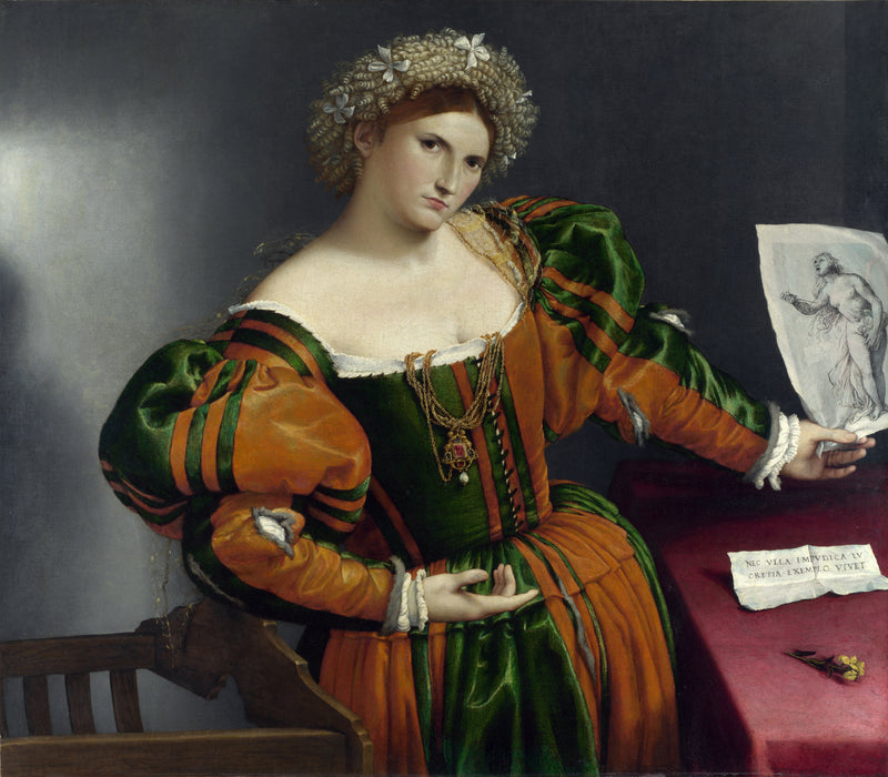 Frauenporträt - Lorenzo Lotto