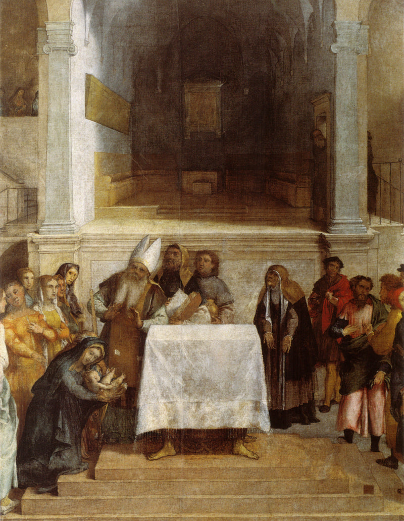 Die Präsentation im Tempel - Lorenzo Lotto