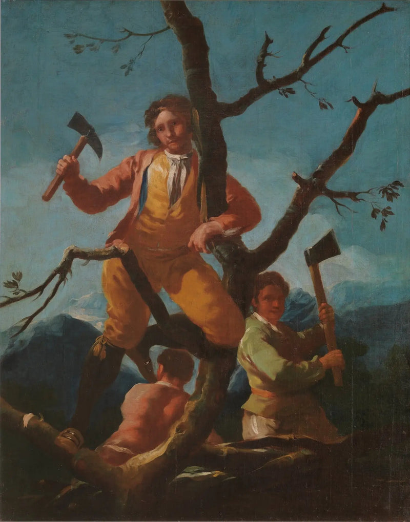 Die Holzfäller - Francisco de Goya