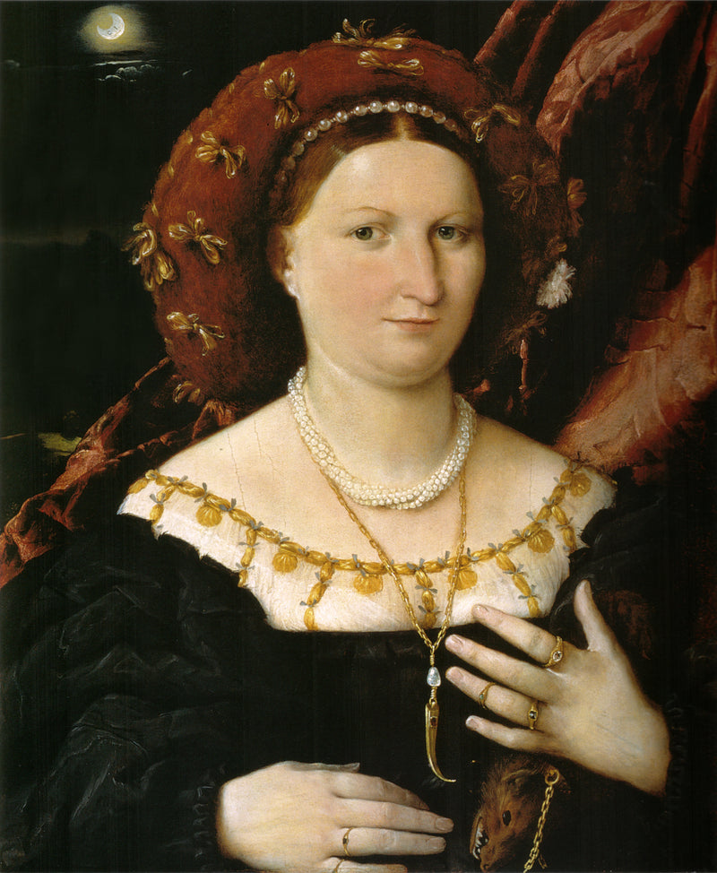 Porträt von Lucina Brembati - Lorenzo Lotto