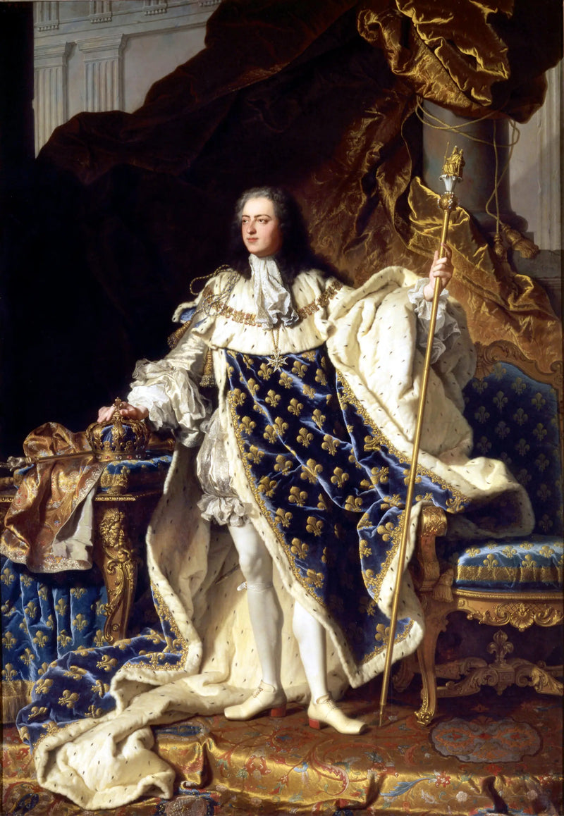 Louis XV, König von Frankreich - Hyacinthe Rigaud